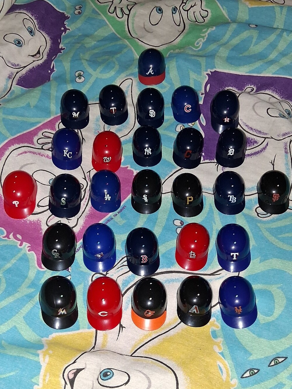 29 Mini MLB Baseball Team Helmet Bundle Lot